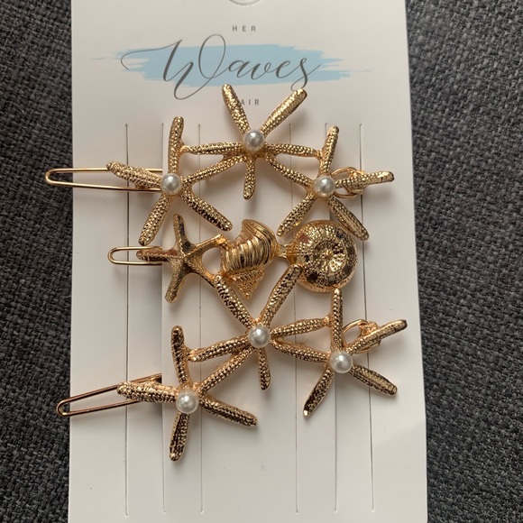 Her Waves Hair Shell Clips - Picture 2 of 3